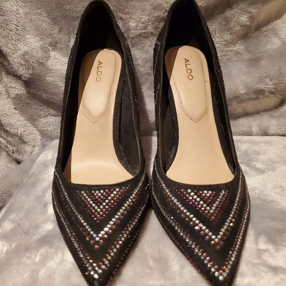 Aldo Multicoloured Rhinestone Pumps 📦 - Picture 1 of 6